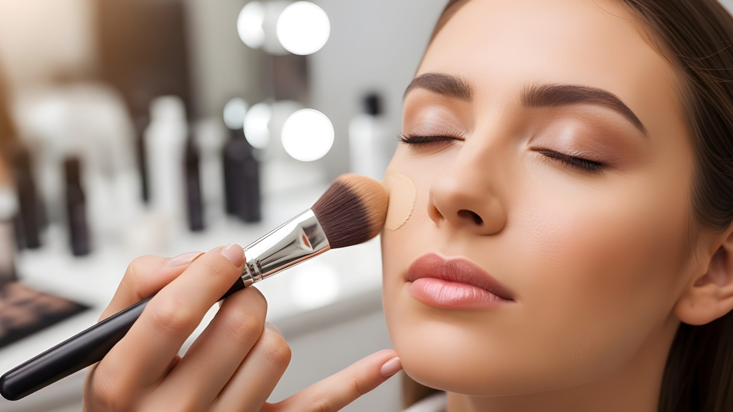 Face threading and brow shaping